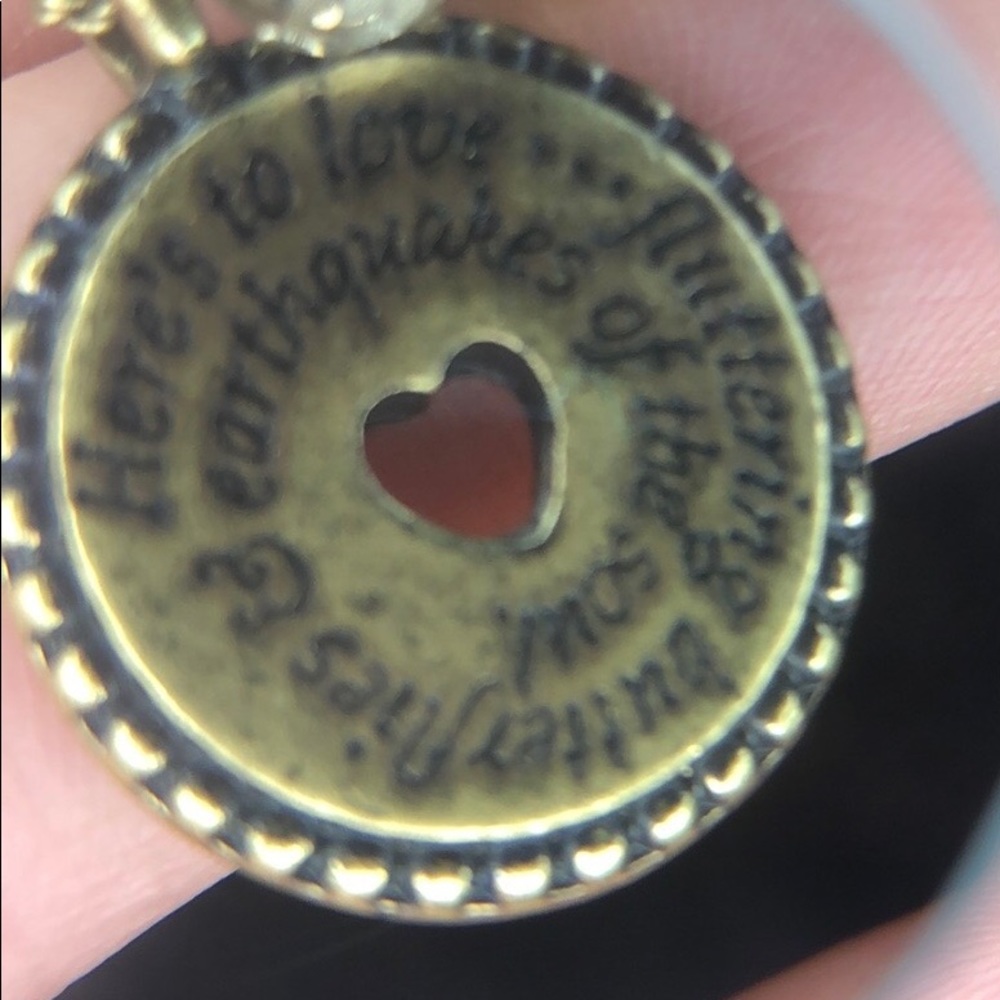 FOSSIL HERE’S TO LOVE PENDANT NECKLACE
